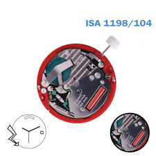 Isa 1198/104 Swiss Made Movement No 1189 L-3, White Disk Day At 12, Date At 3.