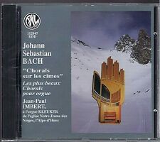 J.s. Bach Cd (sealed) Chorals Sur Les Cimes Jean Paul Imbert 