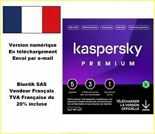 Kaspersky Premium 2024 5 App 1 An 3 Coffres Pc Mac Andr Ed Française -mail Esd