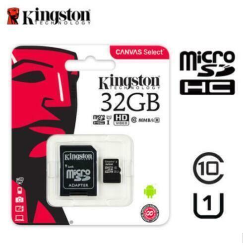 Kingston Canvas Select (sdcs/32gb) Microsdclass 10 Uhs-i Speeds Up To 80... 
