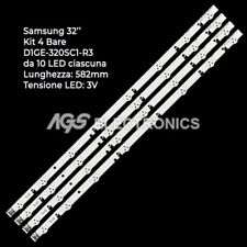 Kit 4 Barres Led Tv Bandes Samsung D1ge-320sc1-r3 Ltj320hn07-v Ue32eh5000