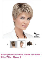 Kit Neuf Complet Perruque Ellen Wille Hairpower Mix Gris Blanc +buste + Produits
