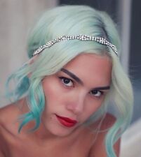 Kristin Perry Beaded Head Wrap Headband Headpiece Lace Great Gatsby Flapper