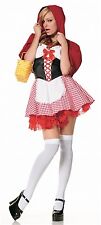 Leg Avenue Lil' Red Riding Hood Costume 83220 Red/white Small