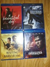 Lot 4 Blu- Ray Batman -a Beautiful Day-waiting For The Barbarians-deepwater-neuf