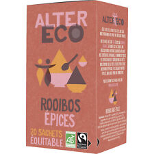 Lot De 3 - Alter Eco - Infusion Bio Rooibos Epices - Boite De 20 Sachets - 40 G