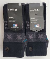 Lot Of (2) Stance Diamond Pro Otc Mlb Socks - Stars Black Size Medium