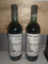 Lote (2) Yllera 1981 Y 1983. Ribera Del Duero. Rareza Botella Vino Vintage.