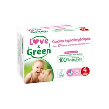 Love And Green Couches Hypoallergéniques Taille 4 7 à 14kg Paquet De 46