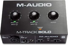 M-audio M-track Solo Interface Audio Ou Carte Son Usb Avec 1 Entrée Pour Microph