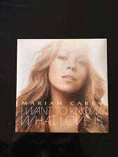 Mariah Carey I Want To Know What Love Is. Cd Single, Sealed, Collector!!