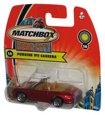 Matchbox Héros City (2003) Rouge Porsche 911 Carrera Jouet Voiture #16 -