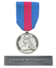 Medaille Des Reservistes Volontaires Argente Agrafe Garde Nationale Rvdsi Neuve