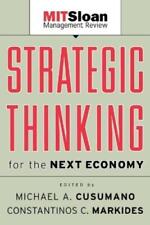 Michael Cusumano Strategic Thinking For The Next Economy (poche)
