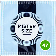 Mister Size Condoms 47 Mm Largeur Petit Transparent Ajusté Préservatifs En Latex
