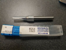 Mitsubishi .5mm 2fl Endmill, 2.5mm Loc, 6mm Shank, #ms2xl6d0050n025 