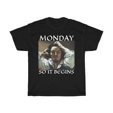 Monday So It Begins, Unisex Heavy Cotton Tee, Gustave Courbet