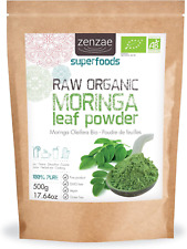 Moringa Bio Zenzae - Poudre De Feuilles De Moringa Oleifera 500g | Certifiée Bio
