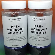 Myvitamins Pre-workout 2 X 60 Gummies 05/2023 Booster Pour Séance De Sport