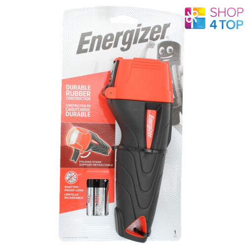 New 2-pack Lot Energizer Led Impact Rubber Torch 60 Lumens Non-slip Enrub21e