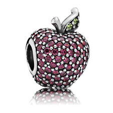 New! Authentic Pandora Red Pave' Apple Charm - 9054