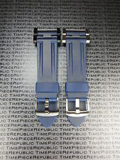 New Suunto Core Pu Rubber Strap Soft Diver Watch Band Lugs Adapter Set Blue