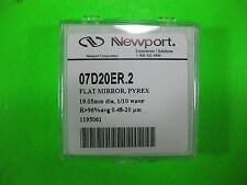 Newport Flat Mirror Pyrex 19.05mm 1/10 Wave -- 07d20er.2 -- New