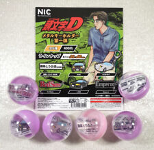 Nic Capsule Toy - Initial D Keychain (set Of 6 Pcs) Japan New