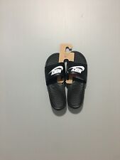Nike Mens Benassi Jdi Slip On Open Toe Flip Black /white Size 12.0