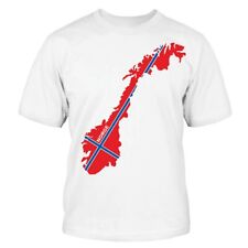 Norvège T-shirt Terre Drapeau Norge Norvège Oslo Shirtblaster