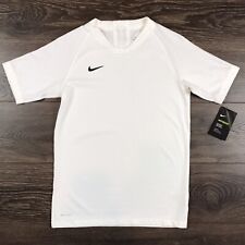 Nwt Youth Unisex Nike Vaporknit Soccer/ Football Jersey University White Top