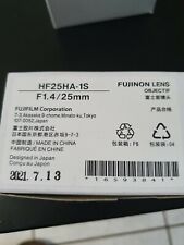 Objectif Fujinon Hf25ha-1s 25mm F1.4 