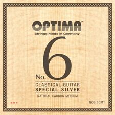 Optima No.6 Special Argent Strings Carbone Medium Guitare De Concert Cordes Lot
