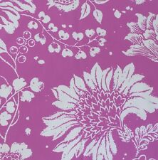 Osborne And Little Baldaquin Printed Cotton Pink Floral New Remnant