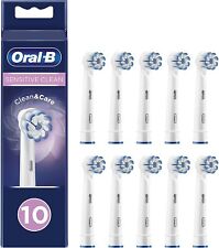 Pack 10 Brossettes Oral B Sensitive Clean & Care Têtes Brosse à Dent électrique