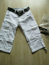 Pantalon Homme Schott N.y.c Coton Blanc 3/4 Taille 28
