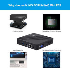 Pc Minis Forum Fanless Mini Pc Quadricorps Ssd