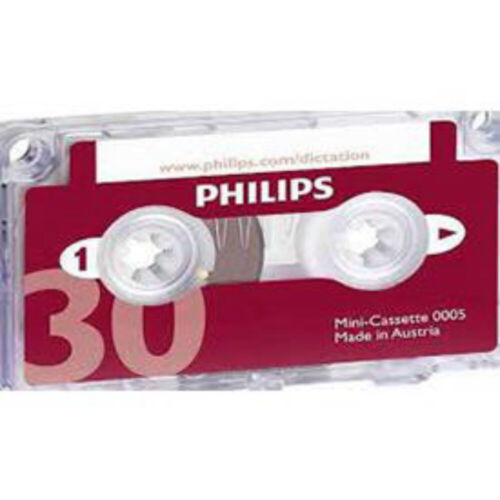 Philips Dictation Cassette 30 Minutes (pack Of 10) Lfh0005/30