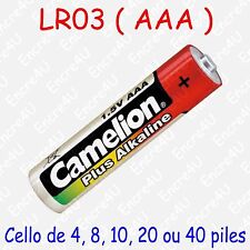 Pile Alcaline Plus Aaa Lr03 Lr3 R3 Mn2400 Am4 E92 Um4 1,5v : X 1 4 8 10 20 40