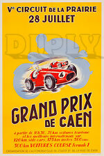 Plaque Alu Deco Grand Prix De Caen Circuit La Prairie Juillet Formule 1 Vitesse