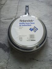 Poêle En Inox Finlandek 30cm - Anti-adhésive - Tous Feux + Induction 
