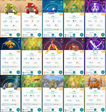 Pokemon Go Maxed Out (lv40) Registered Trading 