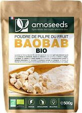 Poudre De Baobab Bio 500g | Énergie, Articulations, Belle Peau, Immunité | 