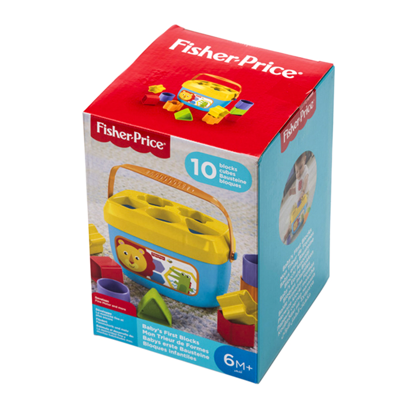 productspro fisher-price ffc84 blocs de jouets portables pour bÃ©bÃ© + 6 mois montessori jeu organization d'apprentissage avec diffÃ©rentes formes couleurs