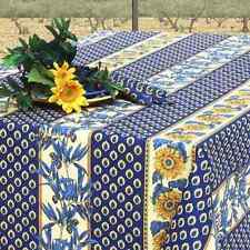 Provence Teflon Coated Tablecloth 71'' (180cm) Round Vent Du Sud