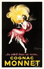 Pub Cognac Monnet Rken - Poster Hq 40x60cm D'une Affiche Vintage