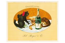 Publicité Champagne Pol Roger - Poster Hq 40x60cm D'une Affiche Vintage