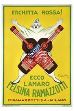 Publicité Ramazzotti Amaro Felsina - Poster Hq 40x60c D'une Affiche Vintage