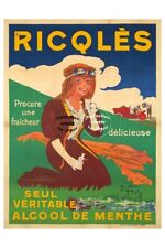 Publicité Ricqlès Menthe Rf0367 - Poster Hq 40x60cm D'une Affiche Vintage
