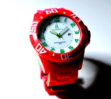 Rare Spinnaker Fastnet Silicone Red 45 Mm Quartz White Dial 🚚 Fast & Free